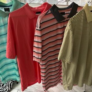 10 men’s X-Large golf shirts, including 4 Greg Norman’s     In great condition